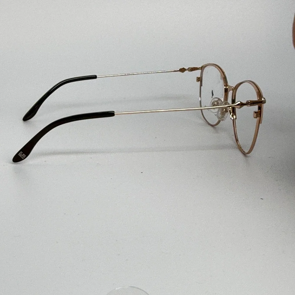 BCBGMAXAZRIA Women's Eyeglasses Freya Espresso Cat Eye Metal‎ Frame 21236
